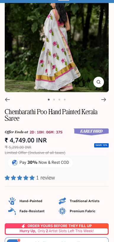 Temporary offer pattern