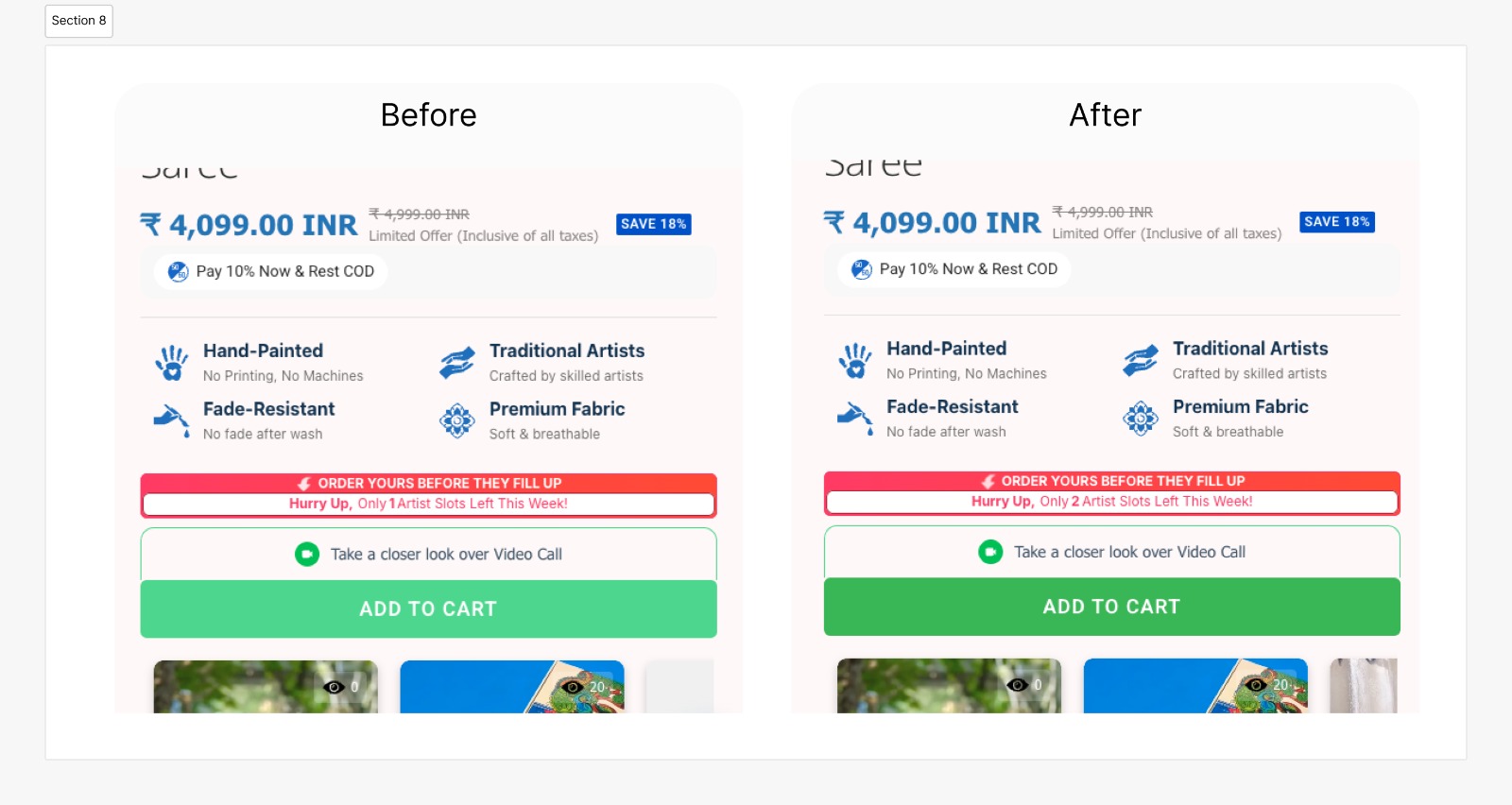 Small change, clearer buy button
