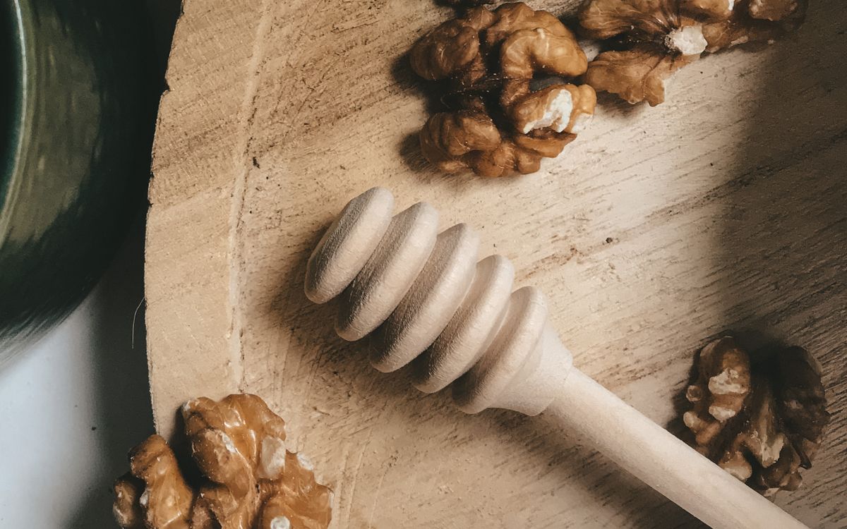 Honey and walnuts
