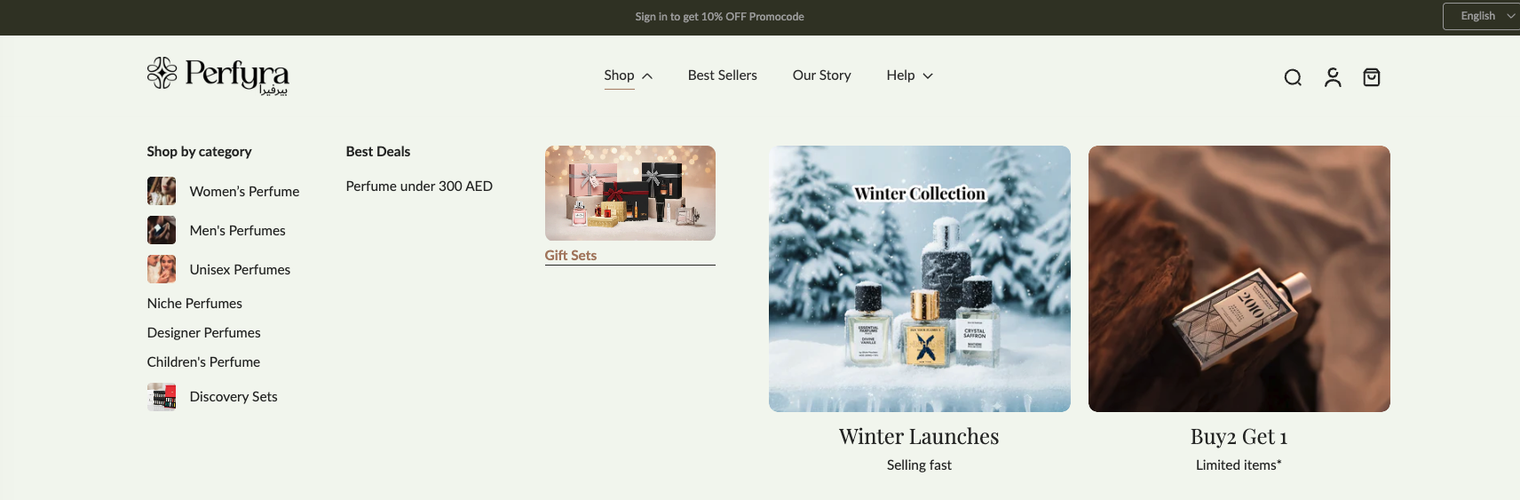 Perfyra Salla to Shopify migration, 1,500 SKUs audit, variant mapping and Arabic UTF-8 preservation